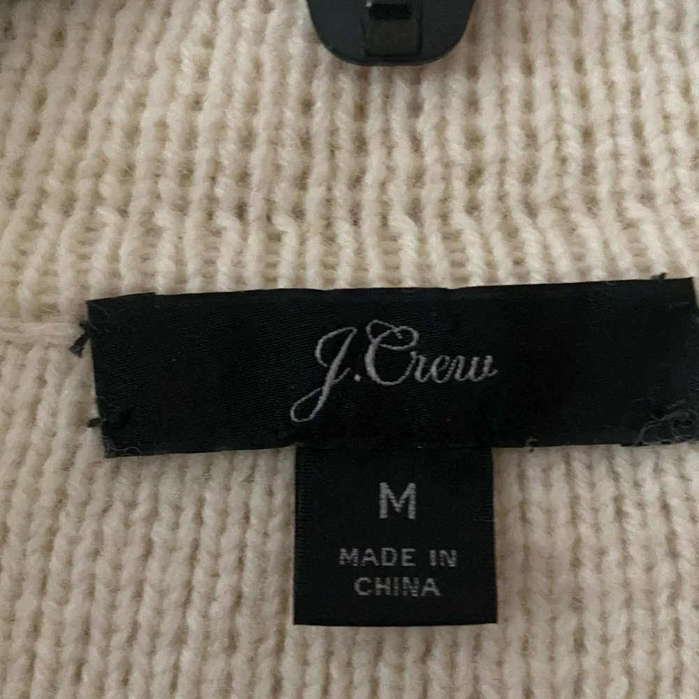 J.Crew Double Breasted Merino Wool Blend Sweater Blazer  M pristine condition